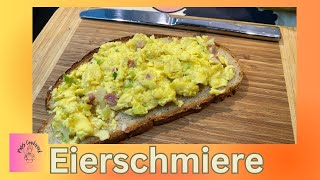 Omas Eierschmier kochen rezept selbstgemacht recipe [upl. by Einnal]