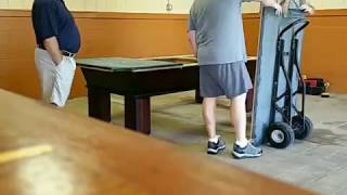 How to take apart a pool table  with slate break down  Home Billiards [upl. by Alaham]