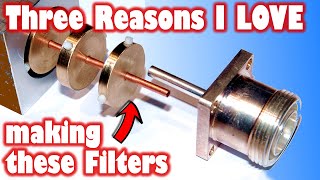 The 3 Best Things about making GHz Coaxial Filters  Design and Machining part 2 [upl. by Peppi]