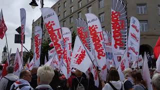 MARSZ MAJ 2024  SOLIDARNOŚĆ NSZZ LUBLIN [upl. by Cathlene]