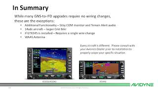 Is Avidyne IFD really a slide in replacement for GNS [upl. by Naitsirhc]