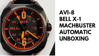 AVI8 Bell X1 Machbuster Jet Black Unboxing [upl. by Clare]