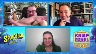 Tom Kenny amp Rodger Bumpass Interview SpongeBob amp Kamp Koral [upl. by Brout]