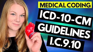 ICD10CM MEDICAL CODING GUIDELINES EXPLAINED  CHAPTER 9amp10 GUIDELINES  CARDIO amp RESPIRATORY [upl. by Berkeley751]