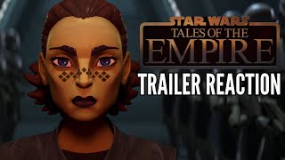 Star Wars Tales of The Empire Trailer Reaction [upl. by Kristofor]