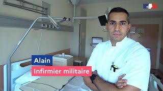 Portrait d’Alain infirmier en soins généraux à l’hôpital militaire Percy [upl. by Idac]