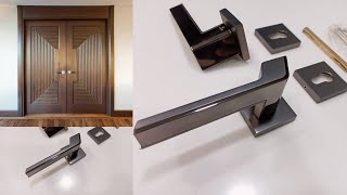 Mortise Door Lock Handle Set  Unboxing Heavy Duty Mortise Door Lock  Handle Lock [upl. by Carling]