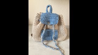 Tuto sac a dos au crochet [upl. by Teodorico]