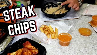 Manjaros Steak Chips And Special Sauce Food Review [upl. by Kelwunn]