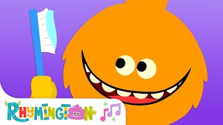 Brush Your Teeth  Monster Songs for Kids  Rhymington Square [upl. by Allicsirp]