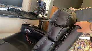 Abbyson Living Larson Leather Recliner Quick Review [upl. by Ahsieken695]