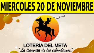 Resultados Lotería del META del Miércoles 20 de Noviembre de 2024 PREMIO MAYOR 😱🚨💰 [upl. by Silirama]