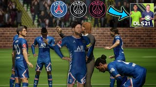 PSG 2122 Season Latest Kits amp Logo for DLS 22 [upl. by Aivonas]