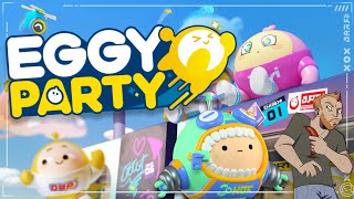 What Even is Eggy Party iOS Gameplay  CHECK OUT THIS EGGCELLENT NEW MOBILE GAME SPONSORED VIDEO [upl. by Ronica]