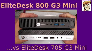 EliteDesk 800 G3 Mini vs EliteDesk 705 G3 Mini [upl. by September]