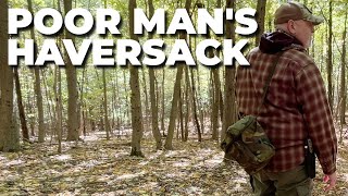 BUDGET HAVERSACK for Bushcraft amp Survival Training  Military Surplus [upl. by Norehs]