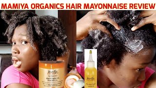 REVIEW❗️❗️MAMIYA ORGANICS HAIR MAYONNAISE AND MORROCAN ARGAN GROWTH OIL 💆🏾❗️ [upl. by Tabby]