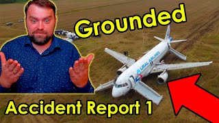 Aviation Accidents Report 1 Ruzzian Plane Field landing ATR72 Missed the Runway [upl. by Onilatac]