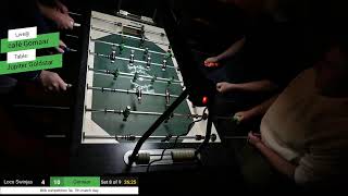 BTLB tablesoccer competition 3a  Gomaar VS Loco Swinjas  livecafé Gomaar [upl. by Esinyt]