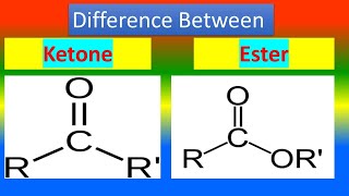 Difference between Ketone and Ester [upl. by Salvatore]