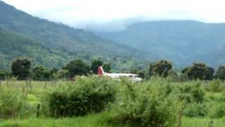 Tumlingtar Airport Landing Nepal [upl. by Laney]