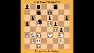 Alexander Alekhine vs Jose Raul Capablanca  World Championship Match 1927 chess [upl. by Iur]