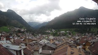 Timelapse 11092024  Webcam Casa Ciajeole  Moena Val di Fassa Dolomiti [upl. by Downey]