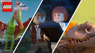 LEGO Jurassic World  Full Jurassic Park Walkthrough Gameplay HD [upl. by Laryssa37]