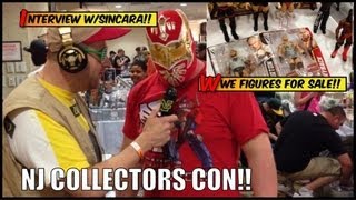 WWE ACTION INSIDER NJCC wrestling figures toy show collectors con convention Mattel [upl. by Ahsiral217]