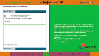 Staatsexamen B1  Examenopgaven Set 18 – Schrijven [upl. by Ynoep]