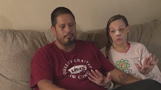 Texas couple claims man beat them at Cowboys game after trying to protect a complete stranger [upl. by Aztilem368]