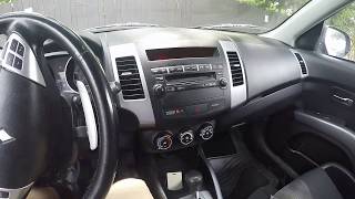 HOW TO USE AUX for Mitsubishi Outlander amp Lancer [upl. by Rolfston]