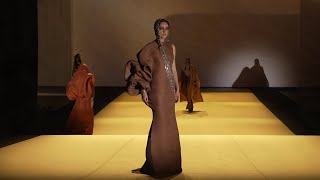 Desert Sculpturing by Stephane Rolland Paris Haute Couture SpringSummer 2024  FashionTV  FTV [upl. by Latsirc]