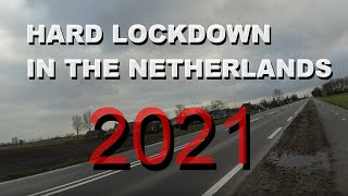 Hard lockdown provincial road in The Netherlands [upl. by Irpac]