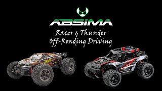 Absima RC Thunder amp Racer Off Road Drive amp Review [upl. by Divine]