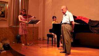 Nessun dorma prova Angelo Loforese 92 anni nel 2012 [upl. by Berlyn568]