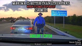 Why Couldn’t Trooper Steven Roberts Catch the Nissan Maxima  October 2024 HighSpeed Pursuit [upl. by Tankoos336]