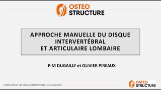 Vidéos  WEBINAIRE LOMBAIRES DU DISQUE A LARTICULAIRE [upl. by Orms]