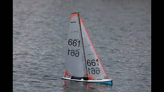 Social sailing of some DF65s Seagull Lake Geelong Victoria Australia [upl. by Ocirred989]