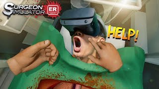 ANG HARSH KO SA PASYENTE  Surgeon Simulator VR 1 [upl. by Delmar]