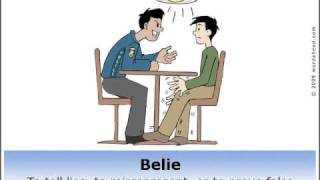 SAT Vocabulary Belie v [upl. by Chamkis]