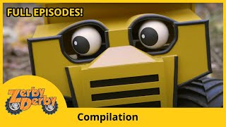 Zerby Derby  THE NEW SANDPIT  Compilation  Full Episodes  Kids Cars [upl. by Relyat]