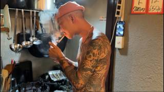 DISCOVER Secret Japanese Apartment Bar Run by Tattooed Chef [upl. by Allegra650]