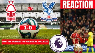 Nottingham Forest vs Crystal Palace 10 Live Premier League EPL Football Match Score Highlights [upl. by Oina]