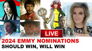 Emmys 2024 Nominations Snubs amp Predictions [upl. by Bullivant]