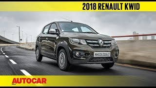 2018 Renault Kwid 10 AMT  Whats new  First Drive Review  Autocar India [upl. by Landsman335]