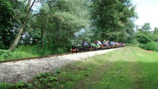 Stapleford Minature Railway Stapleford Park Nr Melton Mowbray Leicestershire [upl. by Pedro]