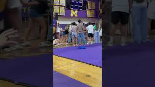 High school football intro Assembly day Comment if you can see me in the video😅Followme varsity [upl. by Orelia383]