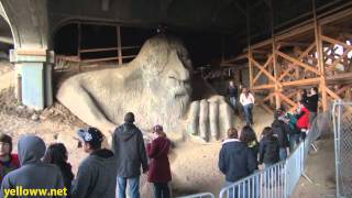 Visiting the Fremont Troll in Seattle Washington [upl. by Stuart]