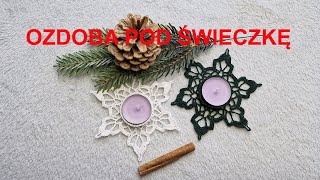 Ozdoba pod świeczkę Candle decoration Decoración de velas [upl. by Linea]